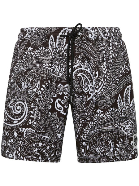  Philipp Plein Paisley-print Swim Shorts - Multicolour 