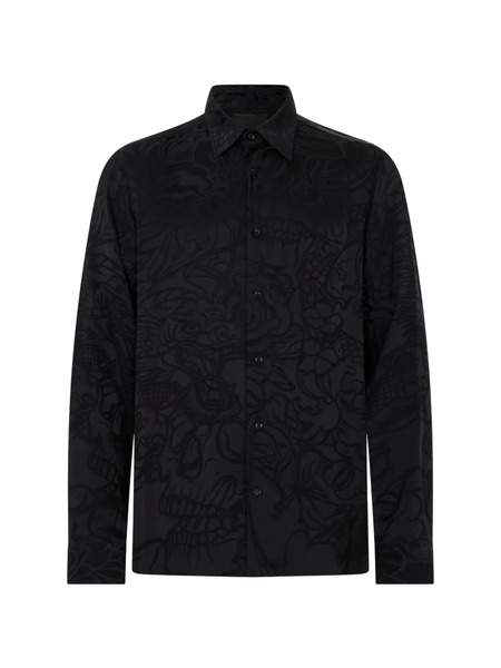  Philipp Plein Patterned Shirt - Black 