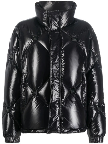  Philipp Plein Quilted Puffer Jacket - Black 