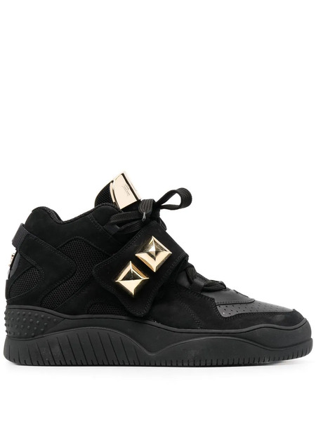  Philipp Plein Rock-stud Low-top Sneakers - Black 