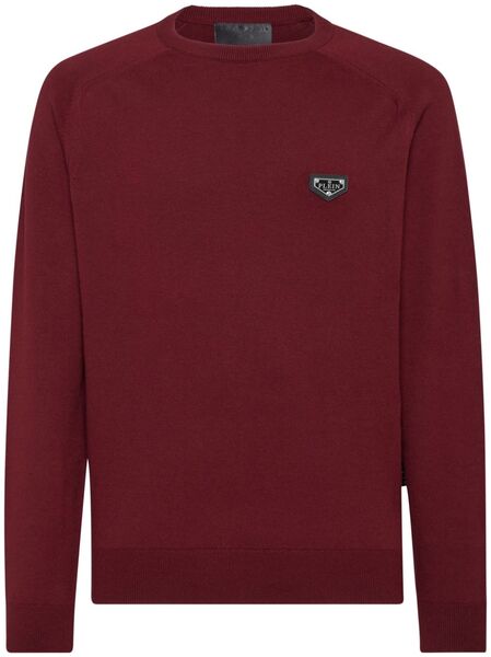  Philipp Plein Round-neck Sweater - Red 