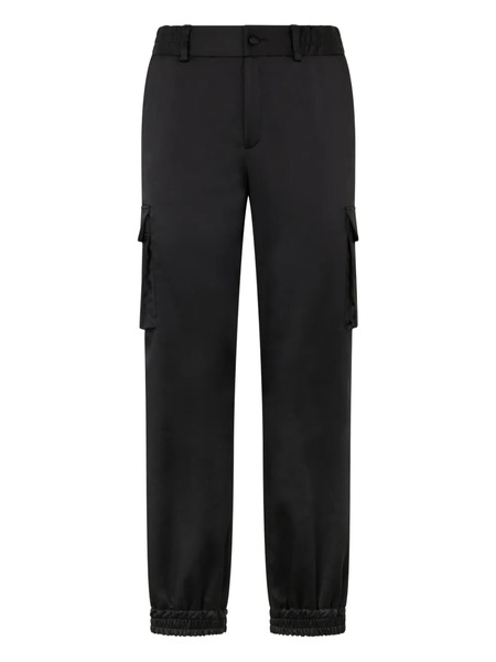  Philipp Plein Satin Drawstring-waist Trousers - Black 