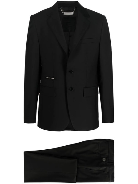  Philipp Plein Single-breasted Two-piece Suit - Black 