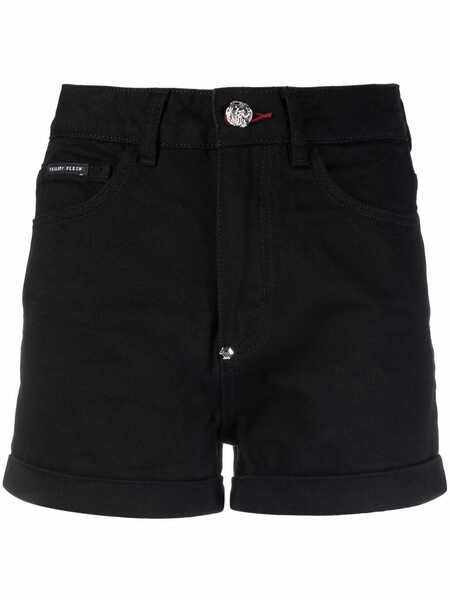  Philipp Plein Slim-cut Hot Shorts - Black 