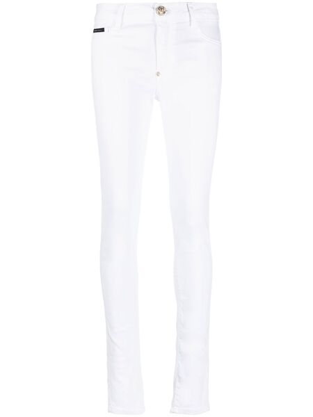  Philipp Plein Slim Fit Jeggings - White 