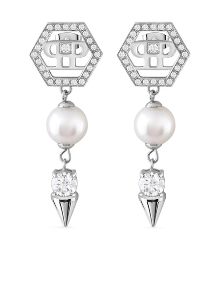  Philipp Plein Stainless-steel Earrings - Silver 