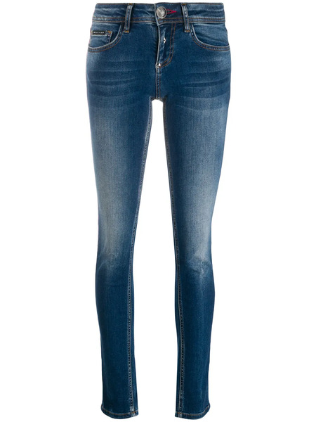  Philipp Plein Statement Slim-fit Jeans - Blue 