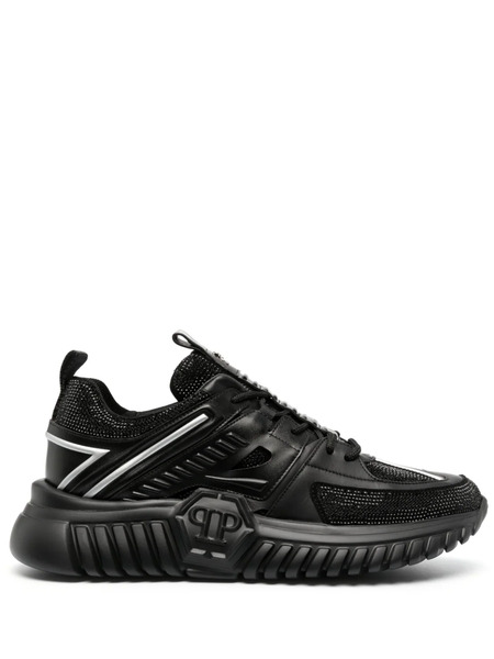  Philipp Plein Stones Runner Low-top Sneakers - Black 