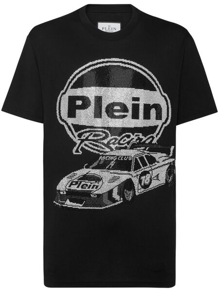  Philipp Plein Strass Cars Racing T-shirt - Black 