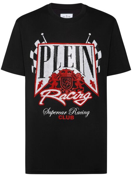  Philipp Plein Strass Racing Club T-shirt - Black 