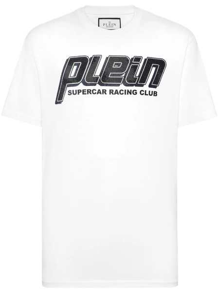  Philipp Plein Strass Racing Club T-shirt - White 