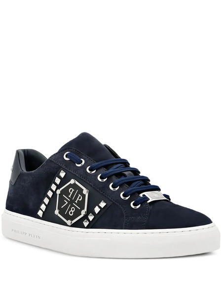  Philipp Plein Studded Lo-top Sneakers - Blue 