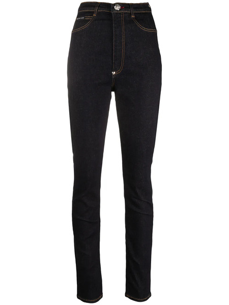  Philipp Plein Super High Waist Jeans - Blue 