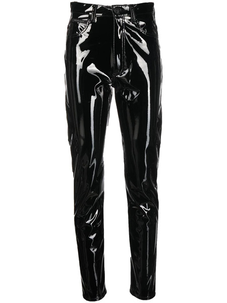  Philipp Plein Super-high Waisted Biker Trousers - Black 