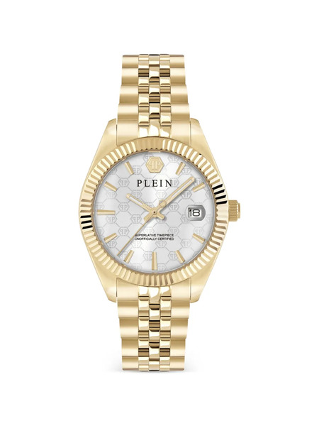  Philipp Plein Superlative 34mm Date Watch - White 