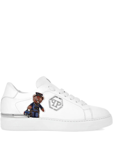  Philipp Plein Teddy Doorman Sneakers - White 