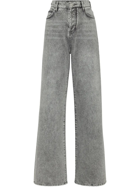  Philipp Plein Wide-leg Jeans - Grey 
