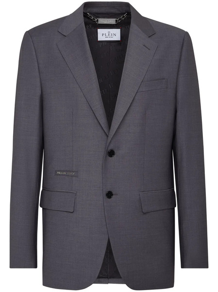 Philipp Plein Wool Blazer - Grey 