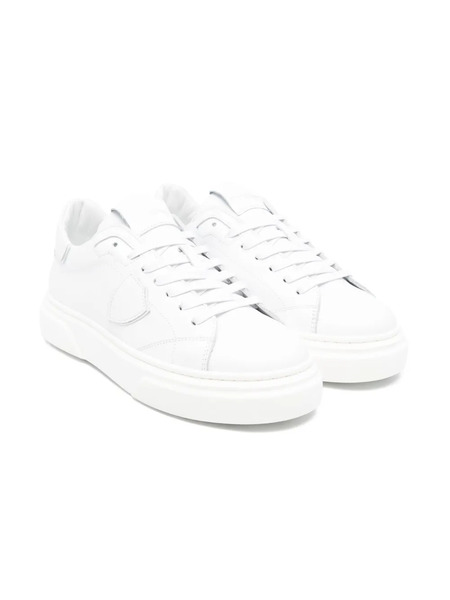  Philippe Model Kids Leather Sneakers - White 