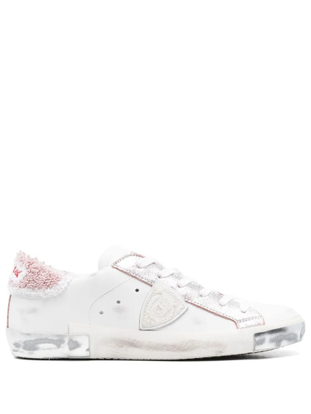  Philippe Model Paris Distressed Sneakers - White 