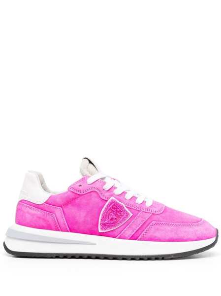  Philippe Model Paris Logo-patch Sneakers - Pink 