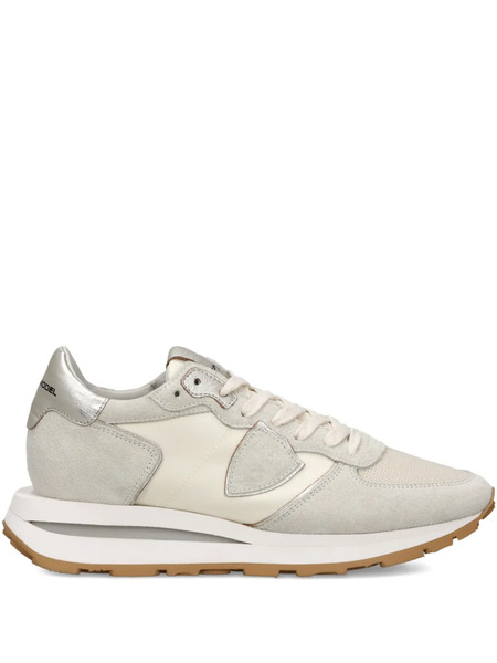  Philippe Model Paris Metallic Panel Tropez Haute Low Trainers - Neutrals 