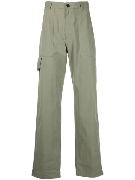  Philippe Model Paris Mid-rise Straight-leg Trousers - Green 