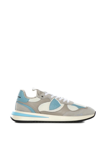  Philippe Model Paris Olympique Appliqued-panelled Sneakers - Grey 