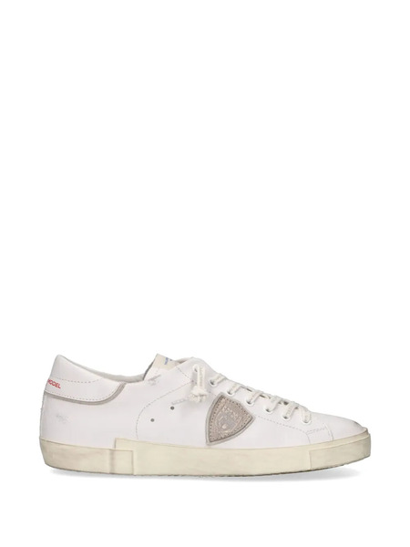  Philippe Model Paris Prsx Suede-badge Sneakers - White 