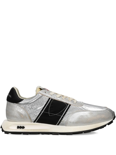  Philippe Model Paris Tour Metallic Leather Sneakers - Grey 