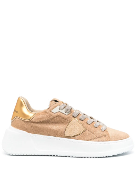  Philippe Model Paris Tres Temple Sneakers - Neutrals 