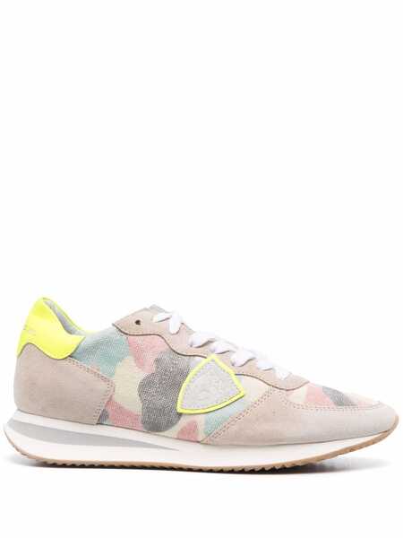  Philippe Model Paris Trpx Camouflage-print Sneakers - Neutrals 