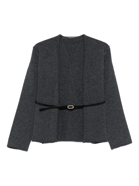  Philo-sofie Belted Wool Cardigan - Grey 
