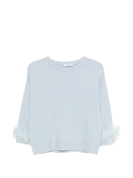  Philo-sofie Detachable-feathers Cashmere Sweater - Blue 