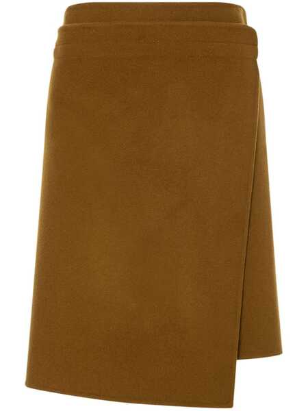  Philosophy Di Lorenzo Serafini A-line Wrap Skirt - Brown 
