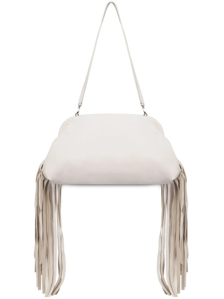  Philosophy Di Lorenzo Serafini Fringed Clutch Bag - Neutrals 