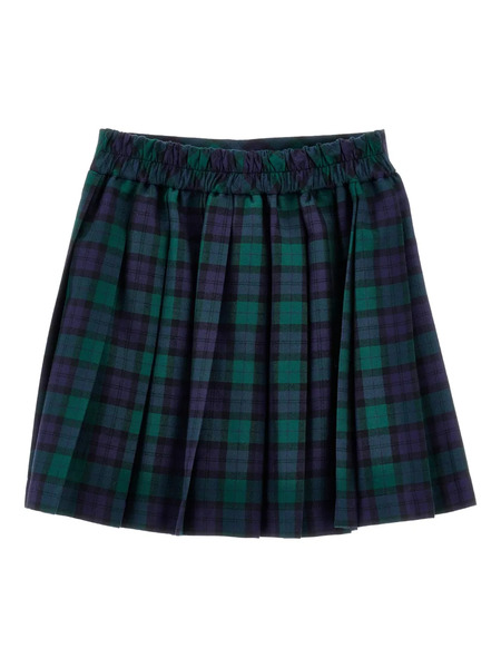  Philosophy Di Lorenzo Serafini Kids Plaid-pattern Skirt - Blue 