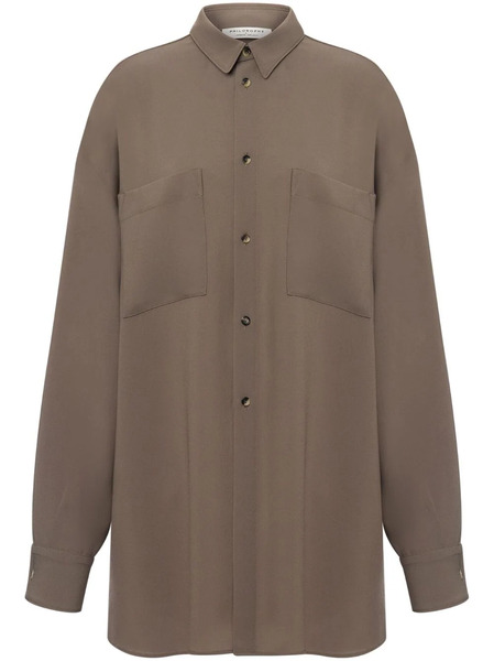  Philosophy Di Lorenzo Serafini Patch-pocket Shirt - Green 