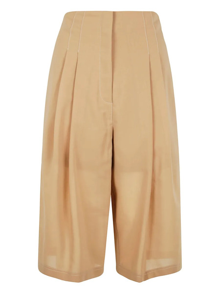  Philosophy Di Lorenzo Serafini Pleat-detailed Shorts - Neutrals 