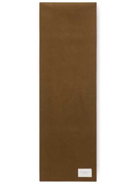  Philosophy Di Lorenzo Serafini Rectangular Wool Scarf - Brown 
