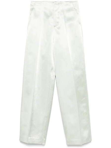 Philosophy Di Lorenzo Serafini Satin Trousers - Green 