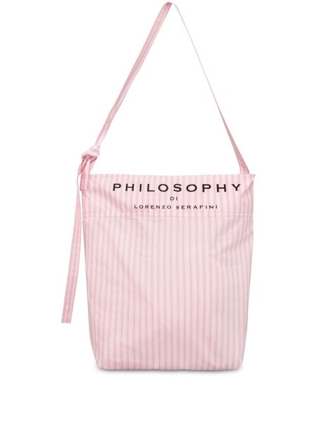  Philosophy Di Lorenzo Serafini Striped Beach Bag - Pink 
