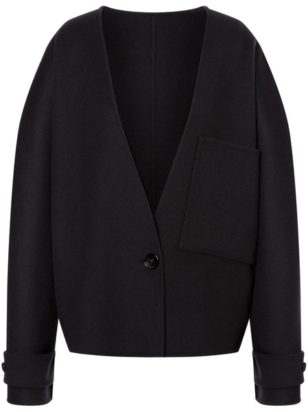  Philosophy Di Lorenzo Serafini V-neck Wool-cashmere Jacket - Grey 