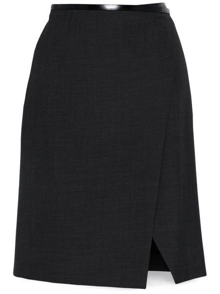  Philosophy Di Lorenzo Serafini Wrap Skirt - Grey 