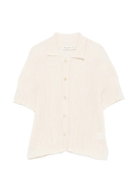  Phisique Du Role Buttoned Short-sleeve Cardigan - Neutrals 