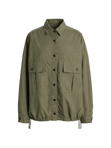  Phisique Du Role Over Flap-pocket Button Jacket - Green 