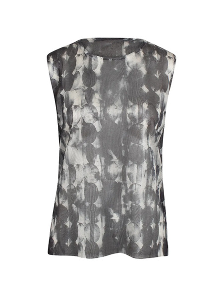 Pierantoniogaspari Patterned Top - Grey 