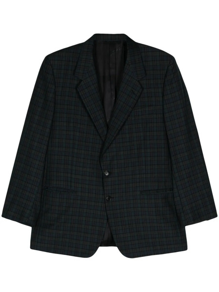  Pierre Cardin Pre-owned 1990s Plaid-check Single-breasted Blazer - Green 