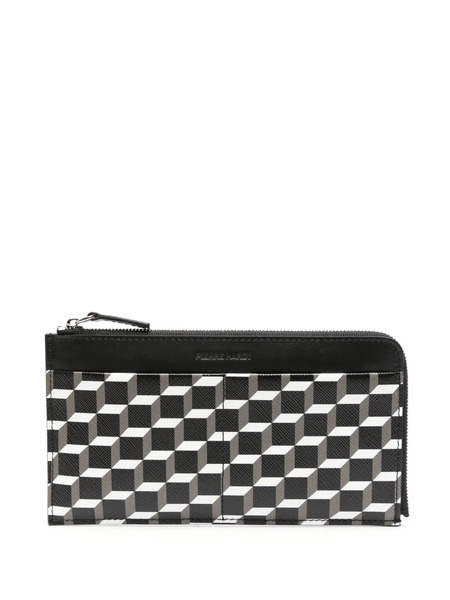  Pierre Hardy Palatine Cube Perspective-print Wallet - Black 
