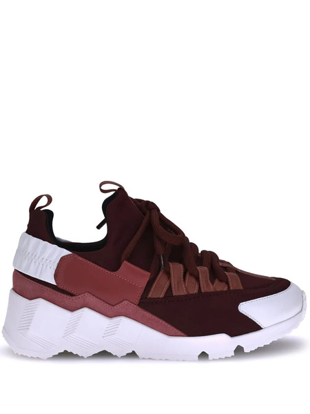  Pierre Hardy Trek Comet Lace-up Chunky Sneakers - Red 